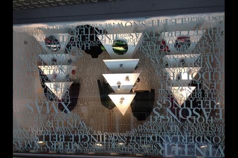 Victorinox Christmas window display